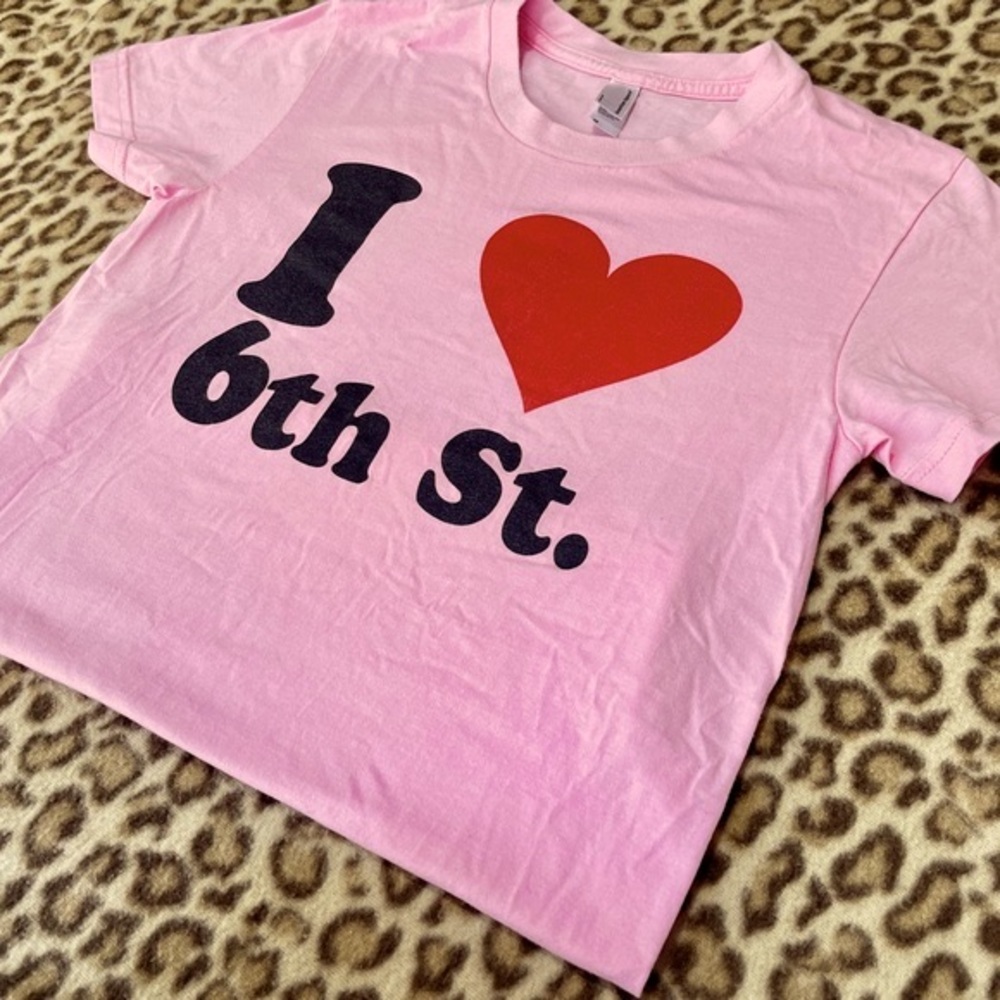 I Heart 6th Street Austin Texas Crew Neck T-Shirt